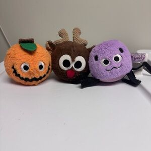 Scentsy Bitty Buddy Set of 3 Holiday Scented Plush